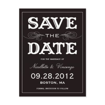 NEW VINTAGE | SAVE THE DATE ANNOUNCEMENT POSTCARDS