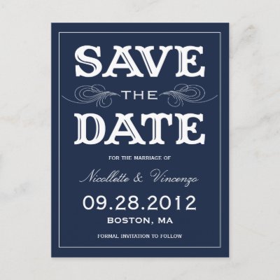NEW VINTAGE | SAVE THE DATE ANNOUNCEMENT POST CARDS
