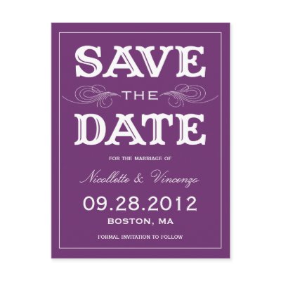 NEW VINTAGE | SAVE THE DATE ANNOUNCEMENT POST CARDS