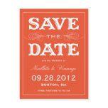 NEW VINTAGE | SAVE THE DATE ANNOUNCEMENT POST CARD