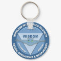 New WISDOM Logo Keychain
