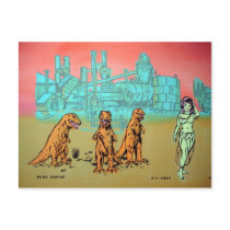 New Works post card postcards
