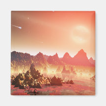 New World Refrigerator Magnet