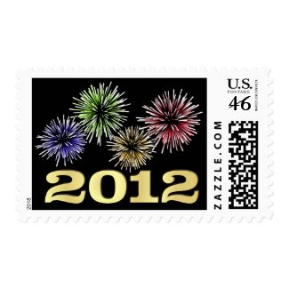 New Year 2012 - Holiday Postage Stamps stamp