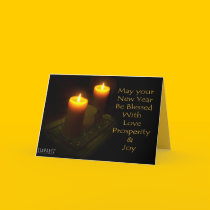 New Year Candles cards