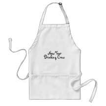 New Year Drinking Crew 2 Aprons