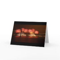 New Year Firework Lisbon cards