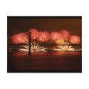 New year Firework Lisbon postcards