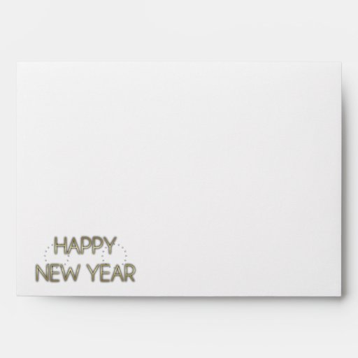 New Year - Golden Elegance - Poodle - Chocolate Envelopes