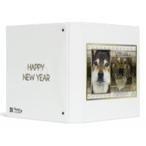 New Year - Golden Elegance -  Shiba Inu - Yasha Binders