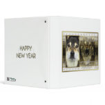 New Year - Golden Elegance -  Shiba Inu - Yasha binders
