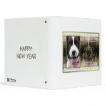 New Year - Golden Elegance - Springer Spaniel 3 Ring Binders