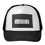new year mah-jongg mesh hats