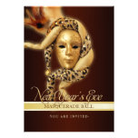 New Year Masquerade Party invitation