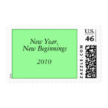 New Year,, New Beginnings, 2010 postage