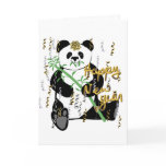 New Year Panda Greeting Card