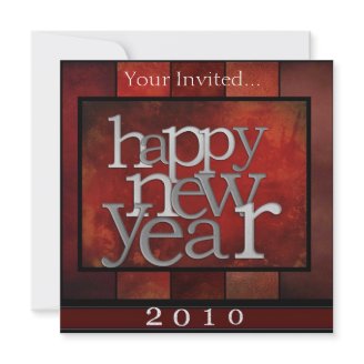 New Year party invite
