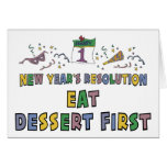 New Year Resolutions Funny Gift Greeting Cards