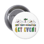 New Year Resolutions Funny Gift Pins