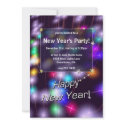 New Year Star Lights invitations