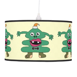 New Year Tree Cute Monster Hanging Lamp