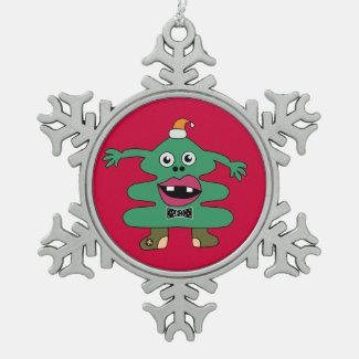 New Year Tree Cute Monster Ornament
