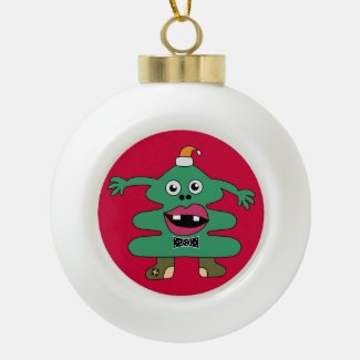 New Year Tree Cute Monster Ornaments