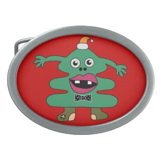 New Year Tree Monster Buckle