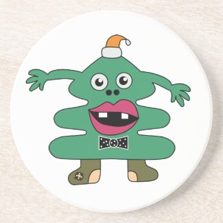 New Year Tree Monster Coaster