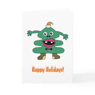 New Year Tree Monster Custom Card