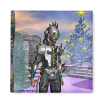 NEW YEAR'EVE OF A CYBORG DROPPED FROM THE FUTURE magnets by bulgan_lumini NEW YEAR'EVE OF A CYBORG DROPPED FROM THE FUTURE magnets
