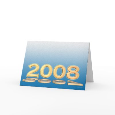 New Years 2008 Cards by ChaotixDesigns