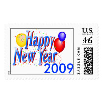 New Years 2009 Postage Stamp