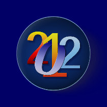 New Years 2012 Button buttons