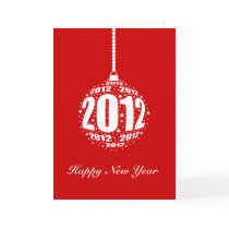 New Year's 2012 Celebration Design Card