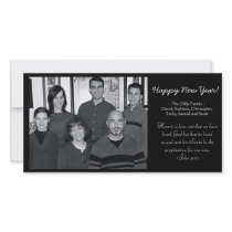 New Year's Card Photo Greeting Card