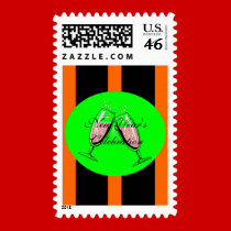 New Year's Celebration postage
