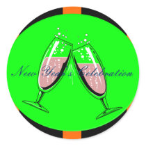 New Year's Celebration stickers