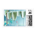 New Year's Champagne Glasses postage