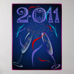 New Years Champaign Poster