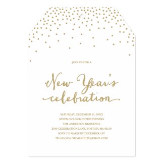 New Year's Confetti | Holiday Party Invitation