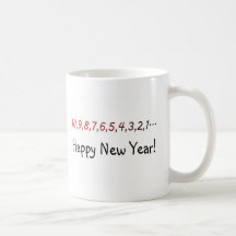 New Years Count Down Coffee Mug
