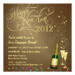 New Year's Day Party - Champagne Brunch Personalized Invitations