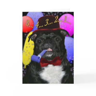 New Years Eve card