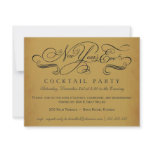 New Year's Eve Cocktail Party Vintage Invitations