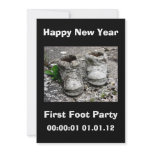 New Years Eve First Footing Party Personalized Invitation