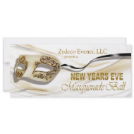 New Years Eve Masquerade Ball Party Invitation invitation