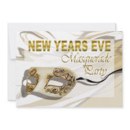 New Years Eve Masquerade Party Invitation invitation