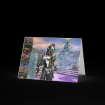 NEW YEAR'S EVE OF A CYBORG DROPPED... cards