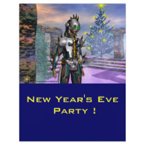 NEW YEAR'S EVE OF A CYBORG flyers by bulgan_lumini NEW YEAR'S EVE OF A CYBORG flyers